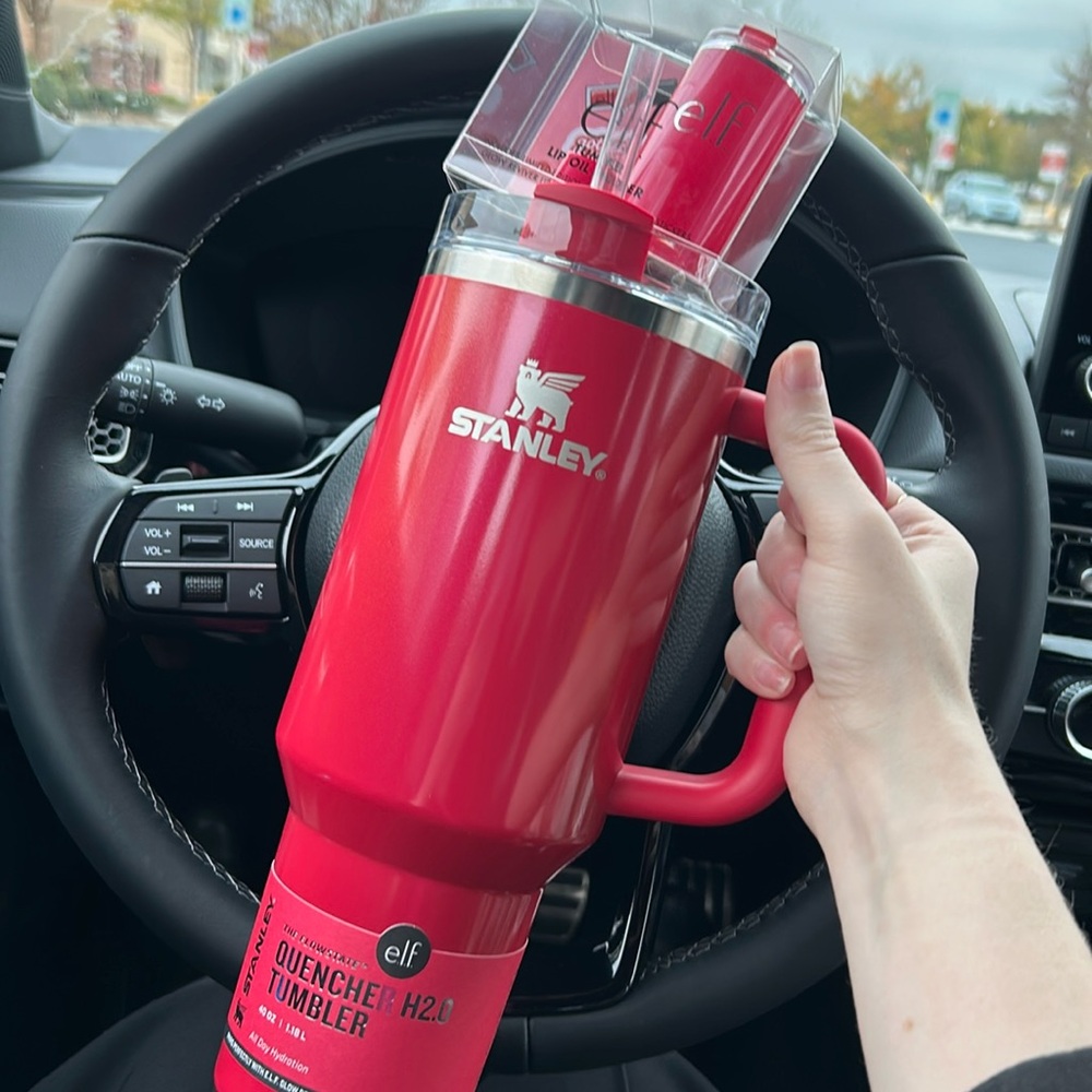 Stanley x elf Red Delicious 40 oz & Lip Holder SET